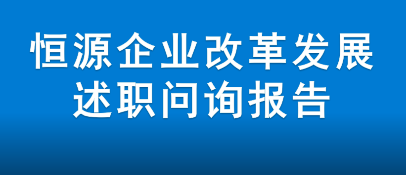 和记平台集团企业改革发展述职问询报告